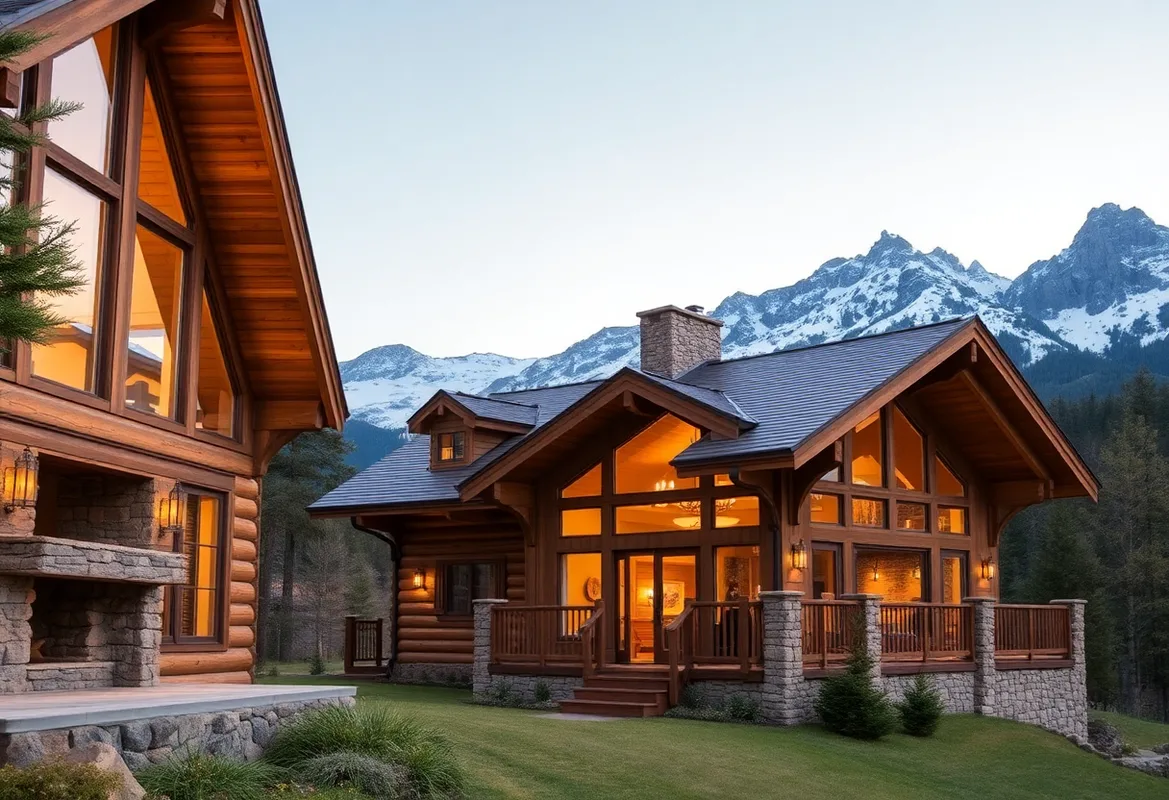 Cozy mountain cabin in Tennessee surrounded by lush greenery