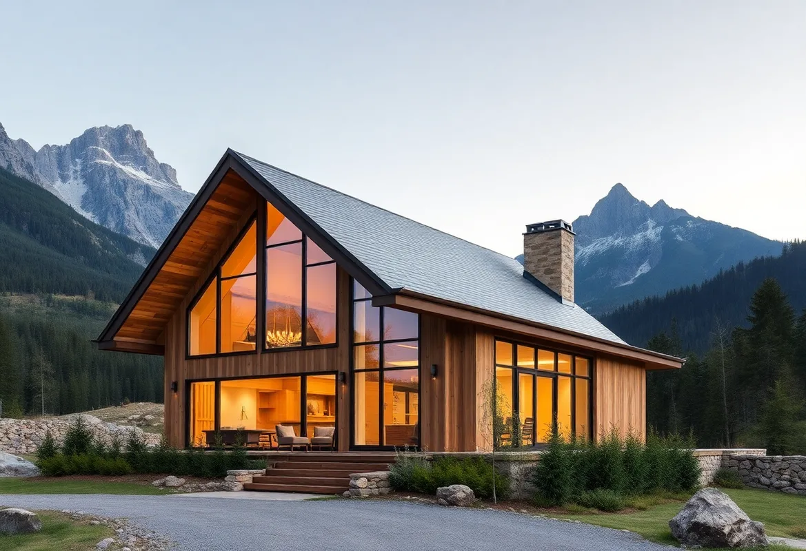 Stylish sustainable cabin surrounded by nature, showcasing Instagrammable Cabins design.