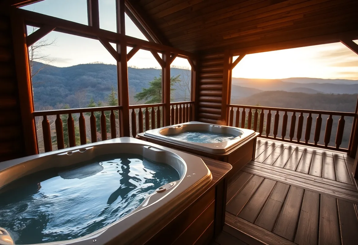 Romantic Cabins with Hot Tubs nestled in Hocking Hills