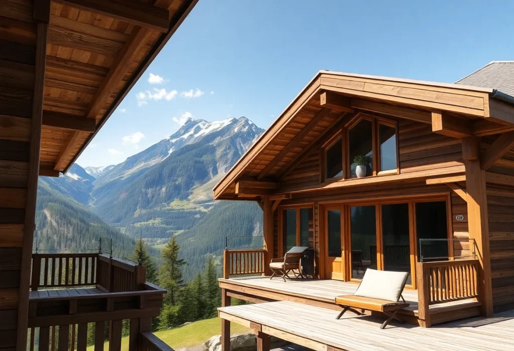 Luxury Glamping - Vibrant tents in earthy tones, surrounded by lush greenery and soft golden light, creating a serene and enchanting outdoor retreat.