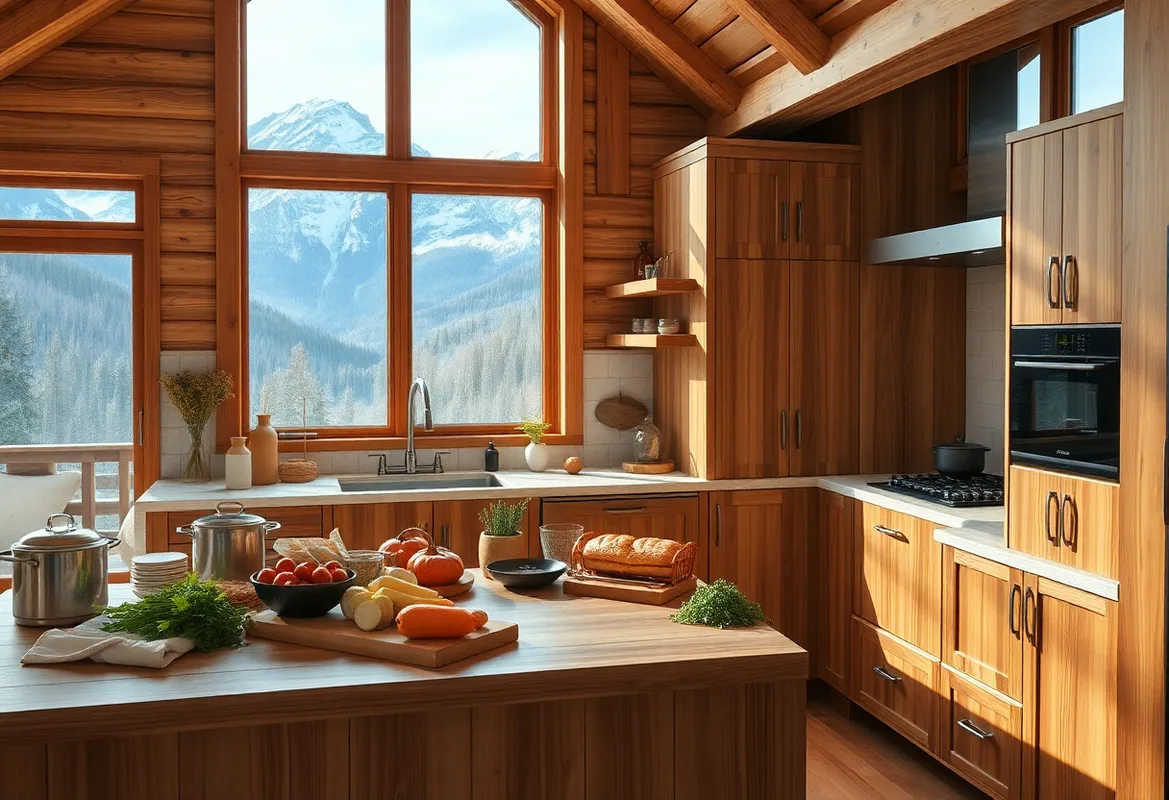 Cabin Rental Checklist includes essential food and kitchen supplies.