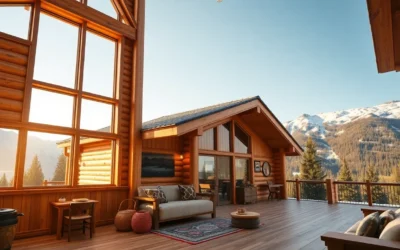 Cabin Rental Tips - Warm wooden textures and vibrant local crafts create a cozy, inviting atmosphere, perfect for immersing in the surrounding culture.