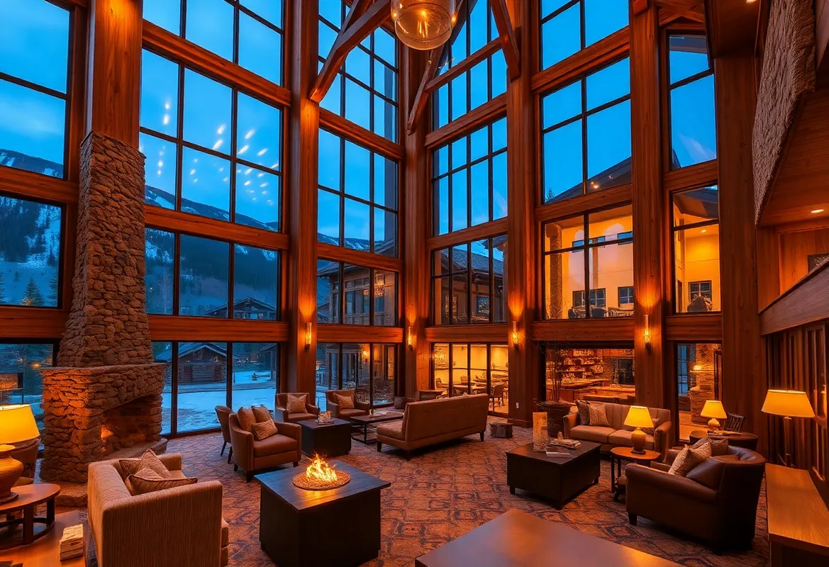 Cozy living area in Large Group Cabins with comfortable seating