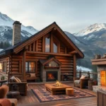 Cabin Packing Checklist - A cozy cabin scene filled with earthy tones, soft textures, and essential gear that evoke the spirit of adventure.